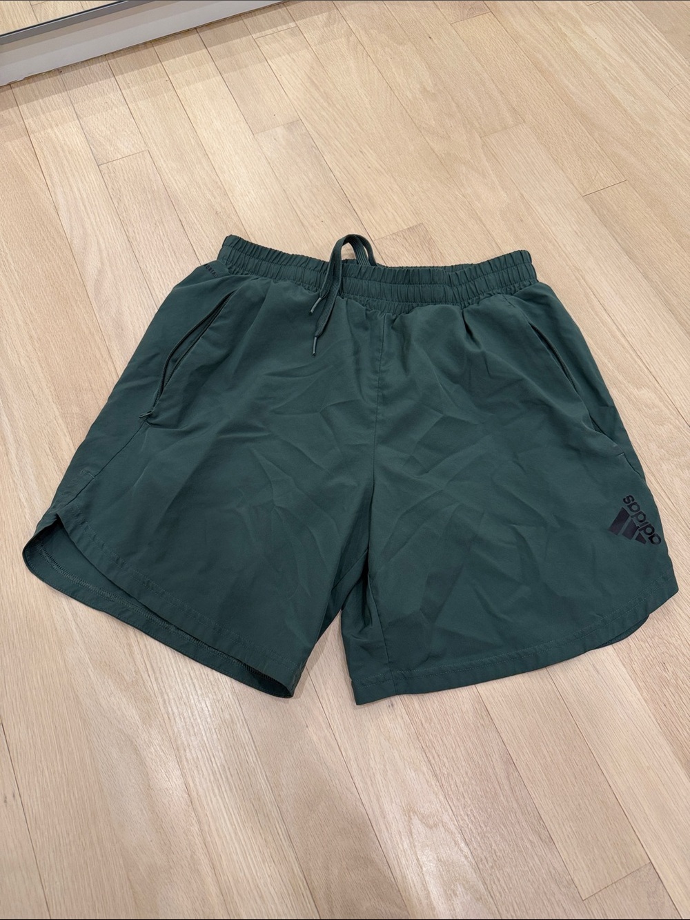adidas Men’s Forest Green Performance Shorts